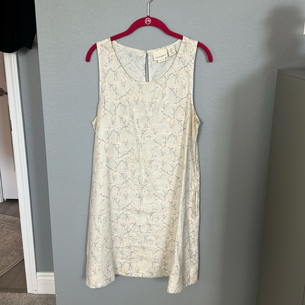 Floral Linen Dress